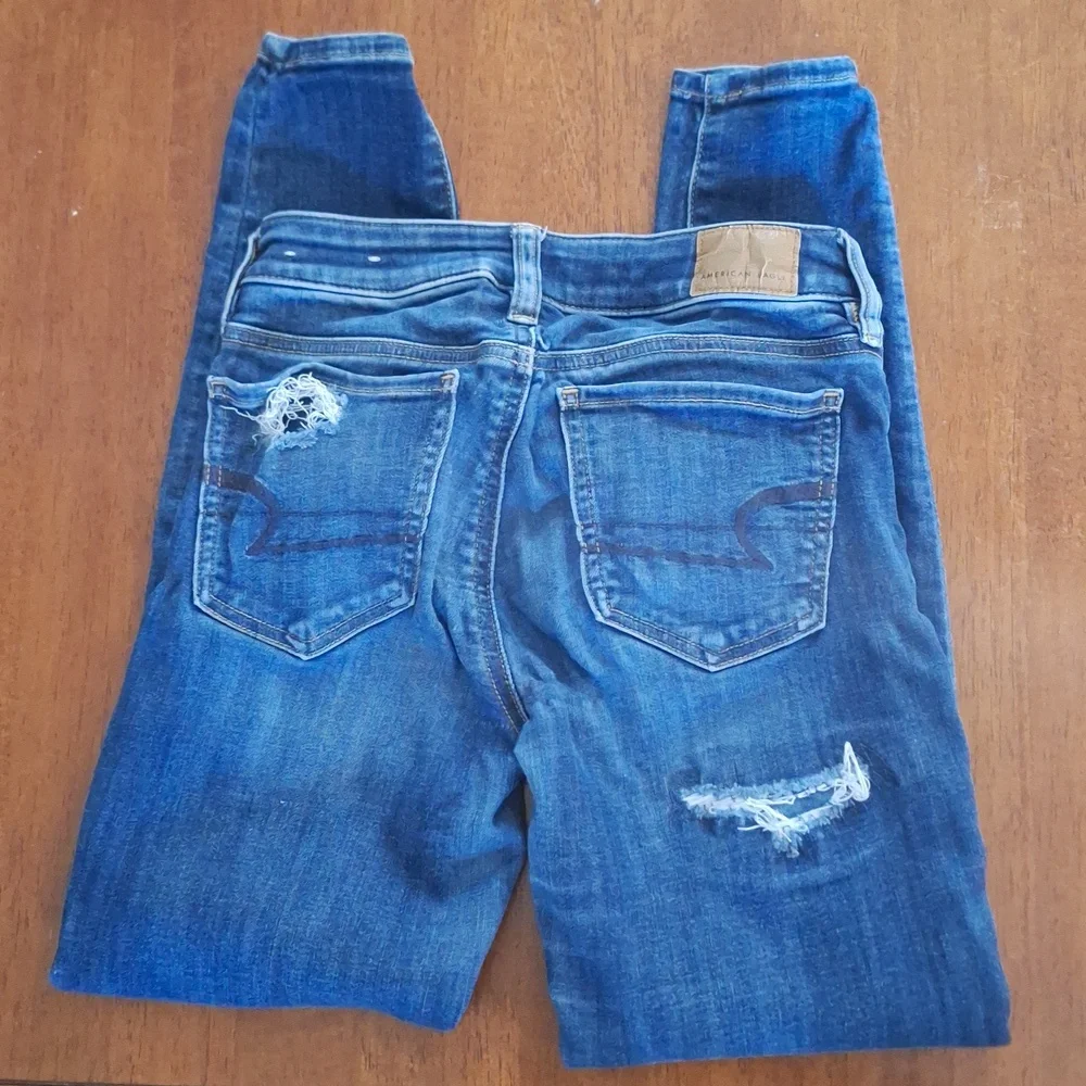 American Eagle Denim Jeans Jeggings  Bundle. Size 0 Short - Picture 8 of 16